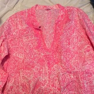 Lilly Pulitzer Long Pink Dress